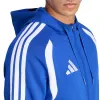 adidas Tiro 26 League pilno užtrauktuko megztinis su gobtuvu vyrams, mėlynas KF9105, S dydis