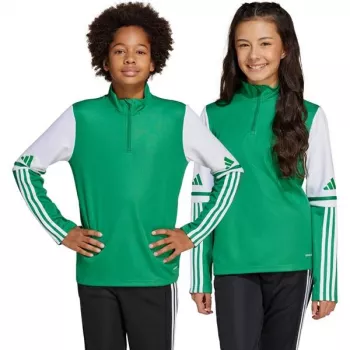 adidas Squadra 25 treniruočių marškinėliai vaikams Žalia/Balta 116 cm