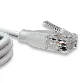 WANTEC eGlow UTP CAT6a Patch Laidas, 0,5 m, baltas