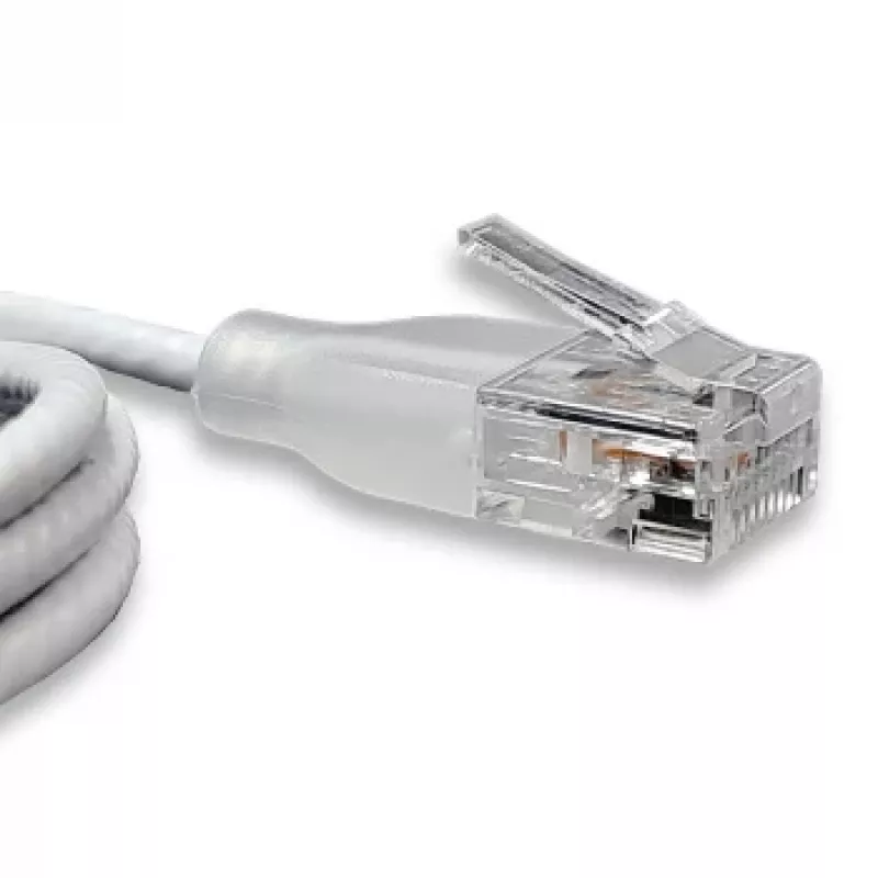 WANTEC eGlow UTP CAT6a Patch Laidas, 0,5 m, baltas