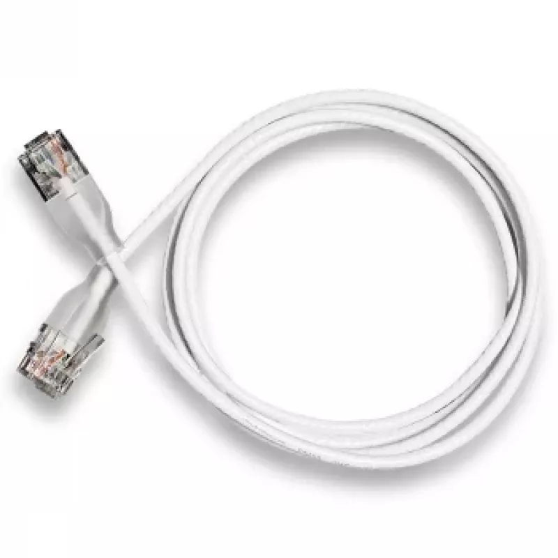 WANTEC eGlow UTP CAT6a Patch Laidas, 0,5 m, baltas