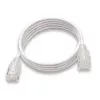 WANTEC eGlow UTP CAT6a Patch Laidas, 0,5 m, baltas