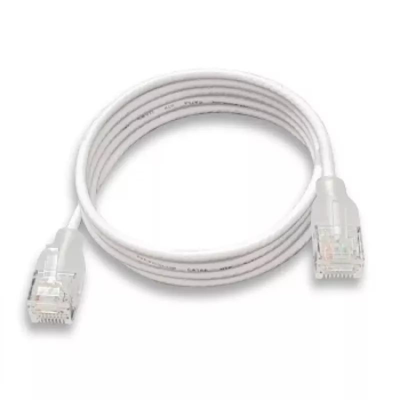 WANTEC eGlow UTP CAT6a Patch Laidas, 0,5 m, baltas