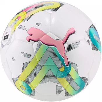 Puma Orbita 4 HYB FIFA Basic futbolo kamuolys, baltas-žalias-rožinis 83781 01 4