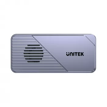 UNITEK USB4 M.2 NVMe SSD korpusas su aktyviu aušinimu, 80Gbps, be įrankių, aliuminio, USB-C