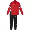 PUMA vyriškas Team Rise pilno užtrauktuko sportinis kostiumas, raudonas/juodas, 2XL