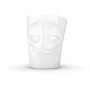 FIFTYEIGHT PRODUCTS T018301 Amused baltas puodelis su rankena 350 ml