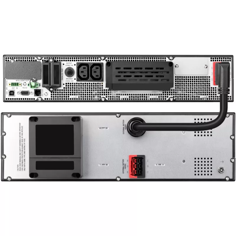 PowerWalker VFI 6000 RTG PF1 6000 VA Online dvigubos konversijos UPS - Rackmount/Tower, 2x IEC C19 išvestys, gryna sinusinė banga