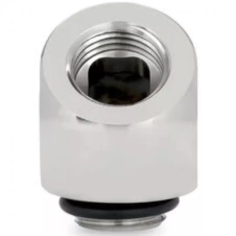 Thermal Grizzly DeltaMate Rotary 45° G1/4 adapteris – blizgus nikelis