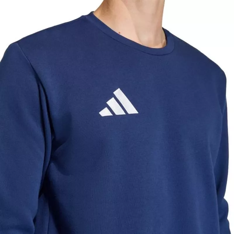 adidas Entrada 26 vyriškas sportinis megztinis, tamsiai mėlynas, S dydis