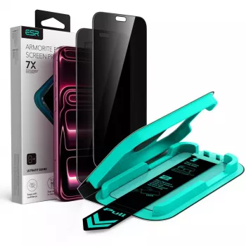 ESR UltraFit Armorite privatumo grūdinto stiklo apsauga 2 vnt. iPhone 18 Pro Max