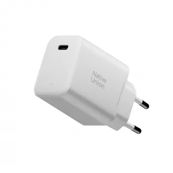 Native Union Fast GaN Charger 45W PD USB-C sieninis įkroviklis - baltas (ES)