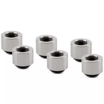 Thermal Grizzly DeltaMate Extender Fitting - MF14, blizgus nikelis, 6 vnt.