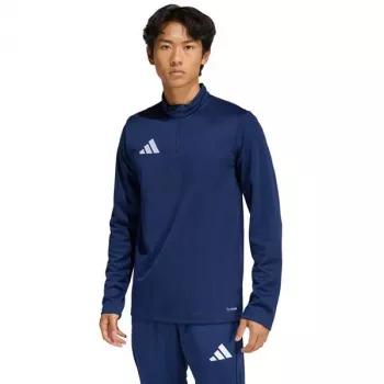 adidas Entrada 26 treniruočių viršus vyrams, tamsiai mėlynas, ketvirčio užtrauktukas, ilgomis rankovėmis, L dydis