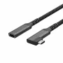 ShiverPeaks USB-C prailginimo kabelis USB-C/C 3.2 PD 90° - kabelis - skaitmeninis/duomenų