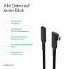 ShiverPeaks USB-C prailginimo kabelis USB-C/C 3.2 PD 90° - kabelis - skaitmeninis/duomenų