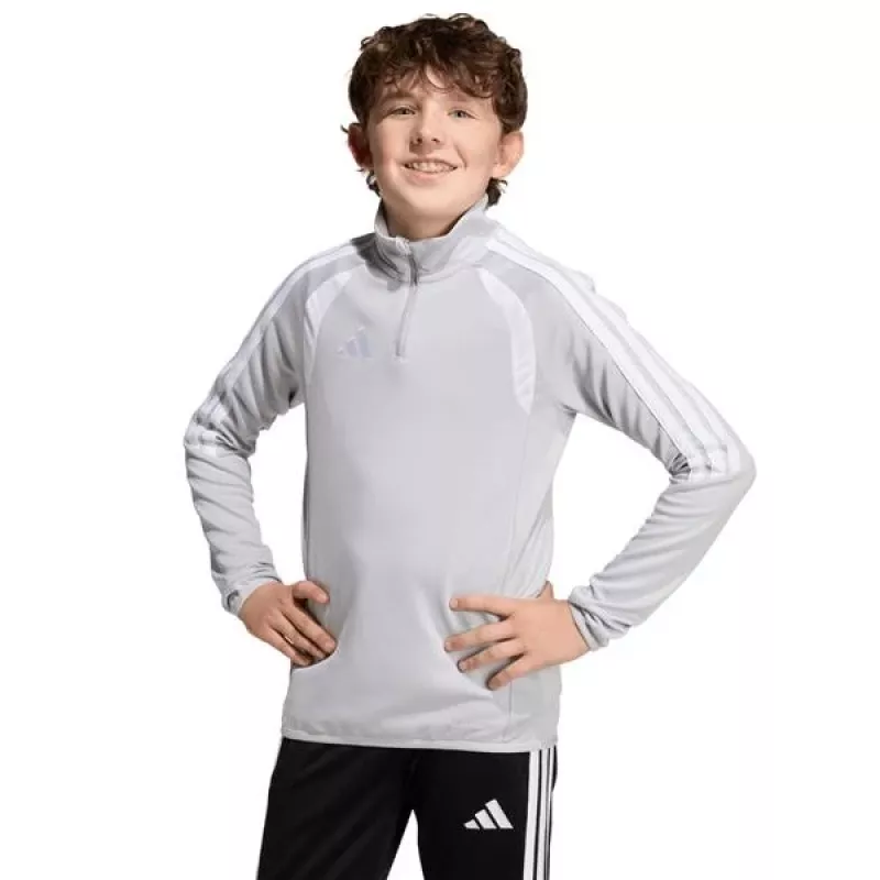 adidas Tiro 26 League treniruočių viršutinė dalis vaikams pilka 140cm