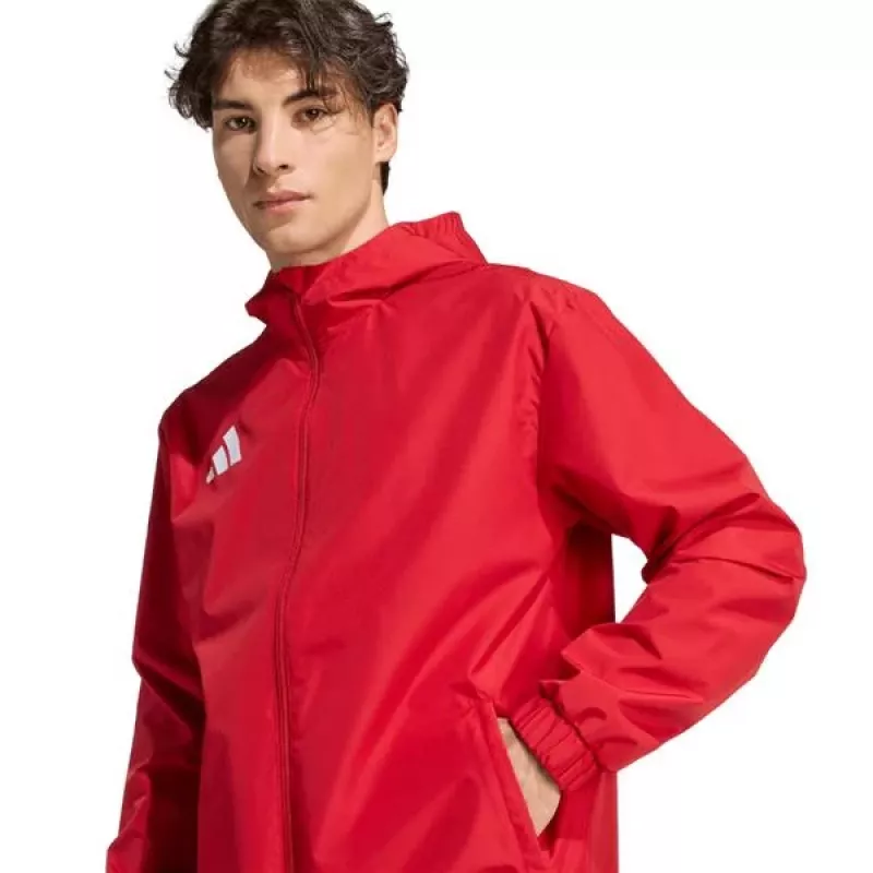 adidas Entrada 26 All Weather vyriška striukė, raudona, XL