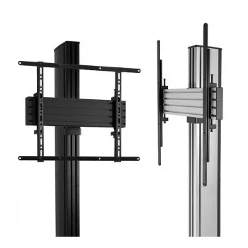 B-TECH AV SYSTEM X – Universalus plokščiaekranių televizorių grindų stovas (VESA 600 x 400) – 1,8 m
