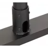 B-TECH AV SYSTEM X universali žemo profilio plokščiaekranė mobilioji stelažinė laikiklis (VESA 600 x 400) - 0,75 m Ø50 mm stulpeliai