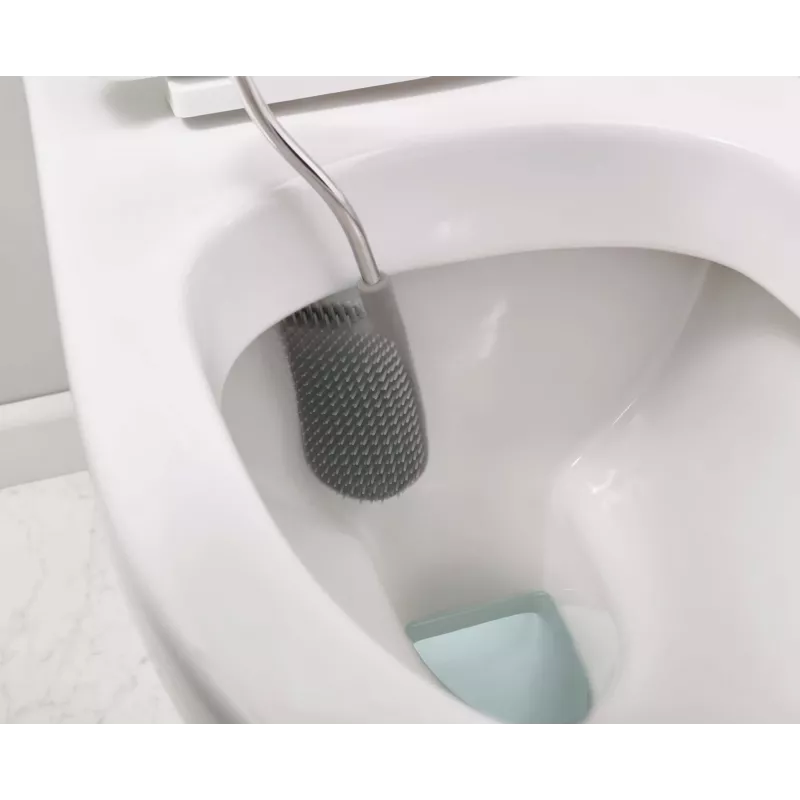 Joseph Joseph Flex Lite tualeto šepetys su plieniniu laikikliu