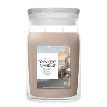 Yankee Candle Signature Seaside Woods didelis stiklainio žvakė 567 g