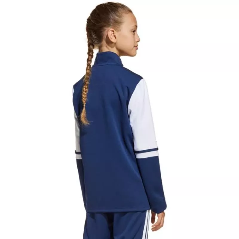 adidas Squadra 25 treniruočių megztinis vaikams, tamsiai mėlynas JD3029 164cm