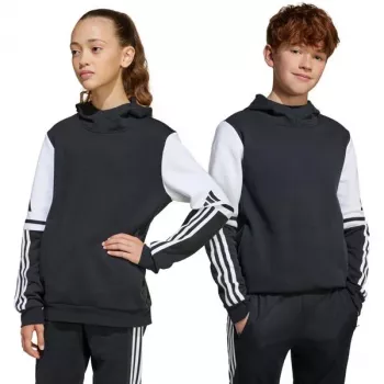 adidas Squadra 25 vaikų gobtuvinis megztinis, juodas, 128 cm