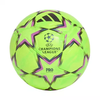 adidas UCL Pro Winter 26/27 League Stage 5 dydžio futbolo kamuolys, žalia/juoda/rožinė KE9769