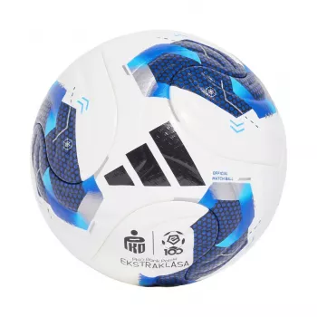 adidas Ekstraklasa 26/27 Pro Match kamuolys baltas/mėlynas, 5 dydis