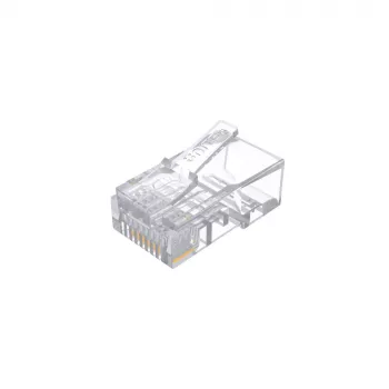 UNITEK RJ45 modulinis kištukas (8P8C) Cat. 5e, 100 vnt. pakuotė