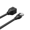 UNITEK Cat.6 STP RJ45 prailginimo kabelis (8P8C) nuo kištuko iki lizdo, 2 m, juodas