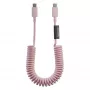 Native Union Pop Cable USB-C į USB-C 1,2 m 60 W pintas laidas - Candy