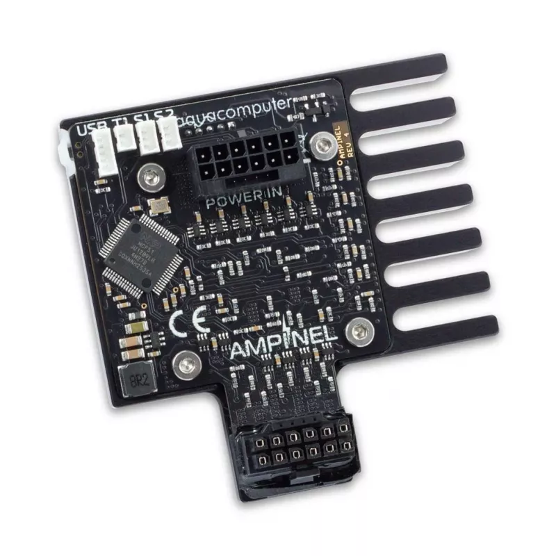 Aqua Computer AMPINEL 12V-2x6 vaizdo plokštės maitinimo valdymas, 650 W, OLED, RGBpx - Type B