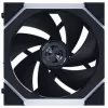 Lian Li UNI FAN SL FLEX Wireless ARGB 120 mm PWM ventiliatorius - 3 vnt., juodas, Reverse Blade