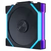 Lian Li UNI FAN SL FLEX Wireless ARGB 120 mm PWM ventiliatorius - 3 vnt., juodas, Reverse Blade
