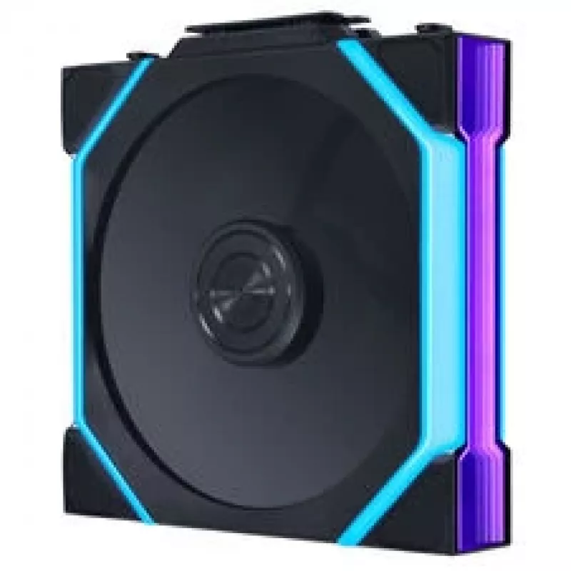 Lian Li UNI FAN SL FLEX Wireless ARGB 120 mm PWM ventiliatorius - 3 vnt., juodas, Reverse Blade