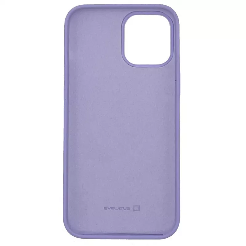 Evelatus Apple iPhone 12 Pro Max Premium Soft Touch silikoninis dėklas, šviesiai violetinis