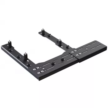 VIRPIL Controls kėdės laikiklio prailginimo plokštė, 140 mm - juoda
