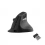 Keychron M5-A29 Vertical PixArt 3311 1K juoda ergonomiška belaidė žaidimų pelė