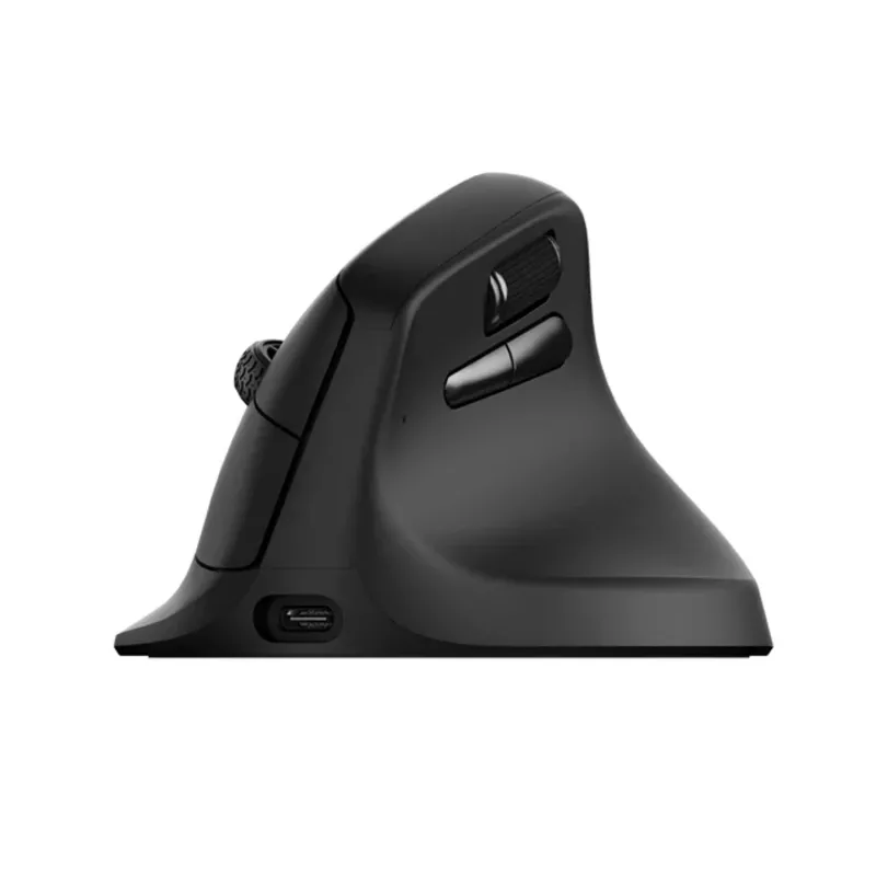 Keychron M5-A29 Vertical PixArt 3311 1K juoda ergonomiška belaidė žaidimų pelė