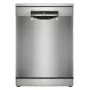 Bosch Serie 4 SMS4HMI08E laisvai pastatoma indaplovė, 14 komplektų, sidabrinė Inox, EcoSilence Drive, Home Connect