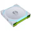 Lian Li UNI FAN SL FLEX Wireless ARGB 120 mm ventiliatorius 3 vnt. baltas