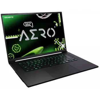 Gigabyte AERO X16 4PHN4EEC64AH 16 colių OLED QHD+ nešiojamasis kompiuteris - AMD Ryzen 9 AI 465, 16GB DDR5, 1TB SSD, GeForce RTX 5070, Windows 11 Home, baltas