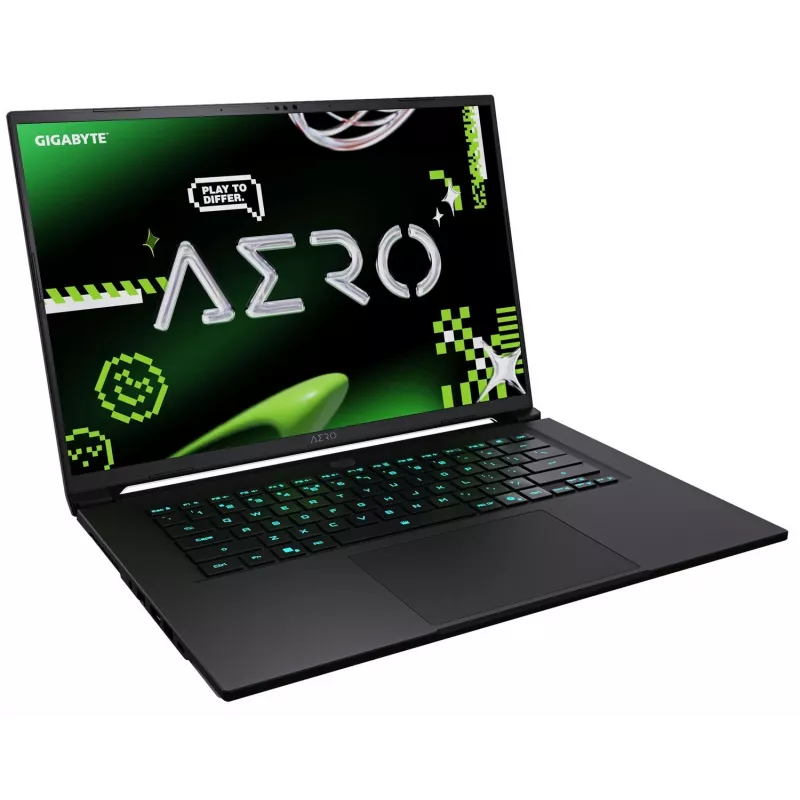 Gigabyte AERO X16 4PHN4EEC64AH 16 colių OLED QHD+ nešiojamasis kompiuteris - AMD Ryzen 9 AI 465, 16GB DDR5, 1TB SSD, GeForce RTX 5070, Windows 11 Home, baltas