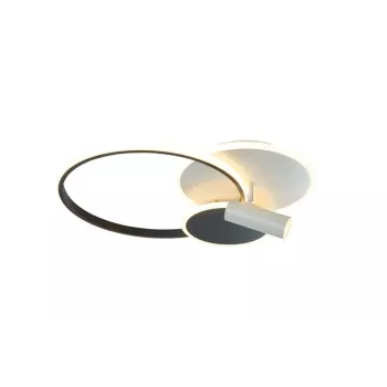 LED lubų plokštės šviestuvas 35W + 3W 2425lm 4000K natūrali balta, kvadratinis, montuojamas prie paviršiaus