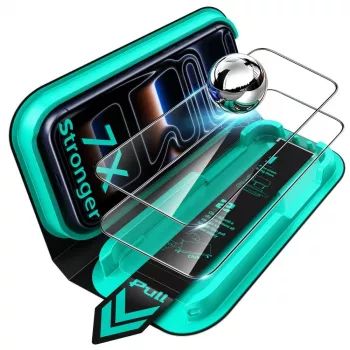 ESR UltraFit Armorite grūdinto stiklo ekrano apsauga 2 vnt. iPhone 17 Pro Max / 18 Pro Max - juoda