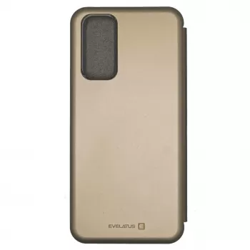 Evelatus Xiaomi Redmi Note 10S / Poco M5s knygelės dėklas auksinis