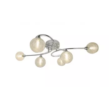 Lubiniai šviestuvai CL16022-6 6x28W G9 modernus chromuoti 6 šviesų šviestuvas