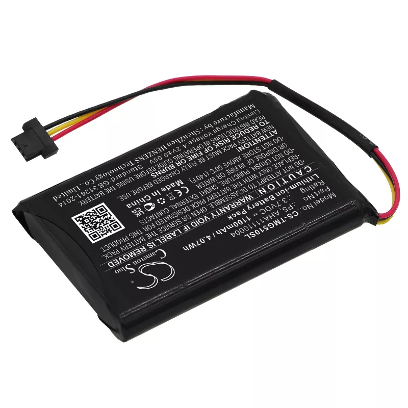 Cameron Sino baterija, skirta TomTom GO 510, 520, VIA 62 GPS (tipas P5, AHA11110004, P6, AT6) - CS-TMG510SL
